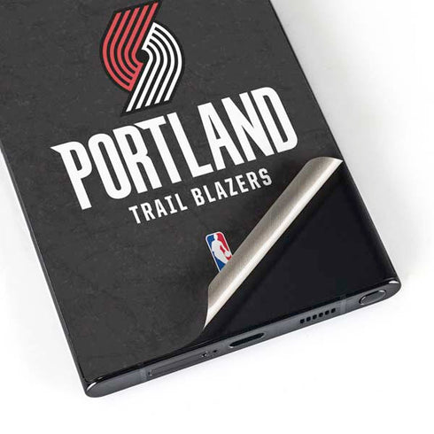 NBA Portland Trail Blazers Distressed Galaxy S25 Ultra Skin